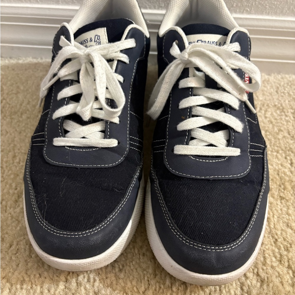 LEVI’S Brooks Blue and White Men Sneakers Classic Design size 13M